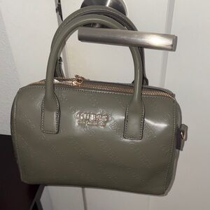 GUESS Sage Green Satchel Bag